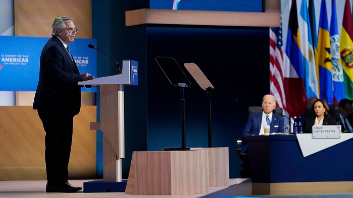 Photo of El duro discurso de Alberto Fernández en la Cumbre de las Américas