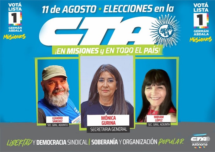 Photo of La CTA Autónoma irá a elecciones el 11 de agosto