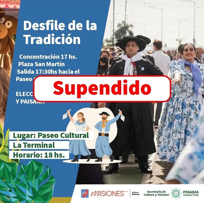 Photo of Día de la tradición: El municipio suspendió la actividad de hoy por alerta climático