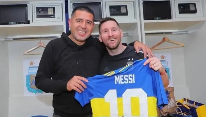 Photo of Messi dio detalles de su relación con Riquelme y de lo que hablaron de Van Gaal