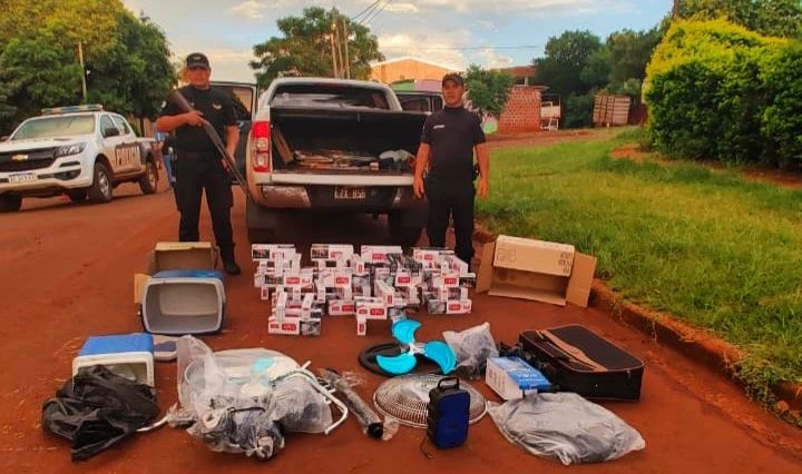 Interceptaron un vehículo con contrabando de cigarrillos que intentó evadir un control