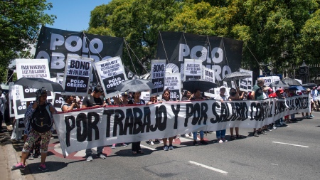 Jornada nacional de protesta piquetera con casi 130 cortes en todo el país