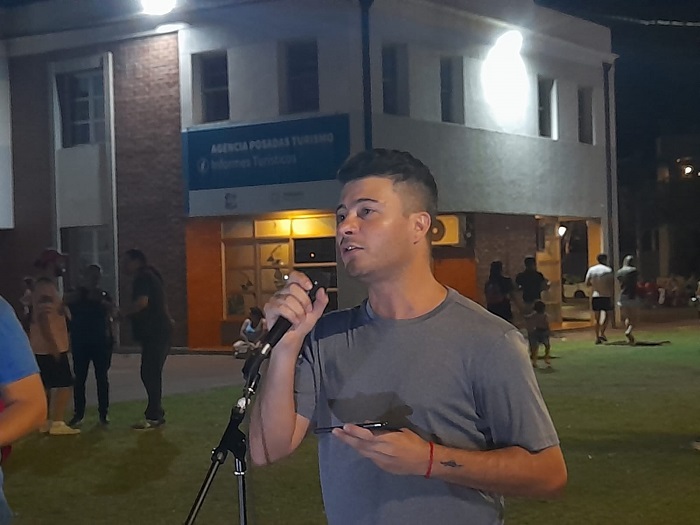 Pablo Villalba Quinteros, Referente de Unión por la Cultura Misiones y Presidente de la Asociación de Trabajadores del Teatro Misiones