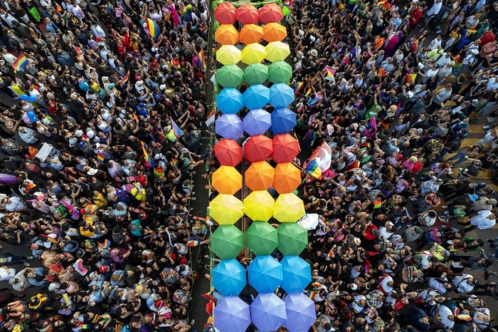 Marcha del Orgullo LGTB+ en México.