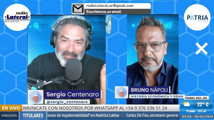 Photo of “Es un gobierno de Frikis”: Napoli en Radio Lateral