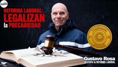 Photo of Gustavo Rosa advierte sobre una “reforma laboral que legaliza la precariedad” y el riesgo de una base militar de EEUU en Malvinas