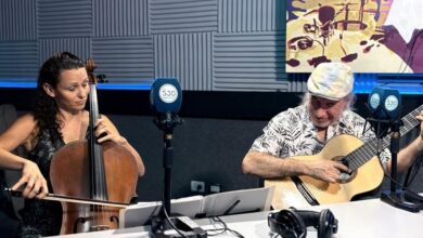 Photo of ​Quique Sinesi y Astrid Motura en La Tarde Con Carlos Polimeni 