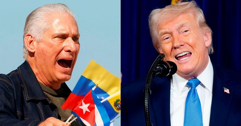 Trump lanza una dura amenaza a Cuba y dice que no recibirá más petróleo venezolano Trump lanza una dura amenaza a Cuba y dice que no recibirá más petróleo venezolano