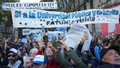 Photo of Masiva marcha universitaria para reclamar al gobierno que cumpla con la ley de financiamiento
