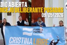 Photo of “Cristina Libre”: militantes peronistas reclamaron frente al Concejo Deliberante de Posadas y denunciaron amedrentamiento