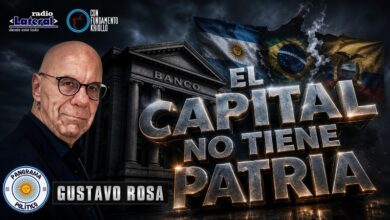 Photo of La trampa del capital: Gustavo Rosa analiza el avance del modelo Milei y la precarización laboral
