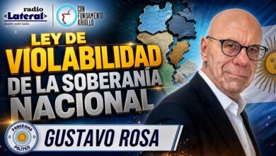 Photo of Gustavo Rosa denunció la extranjerización de tierras: “Es la ley de violabilidad de la soberanía nacional”