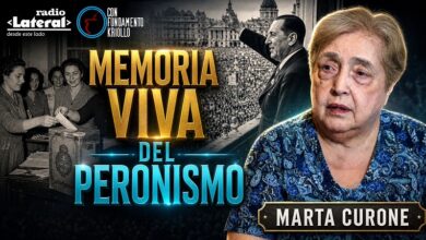 Photo of Marta Curone: Memoria Viva de la Resistencia y la Doctrina Peronista