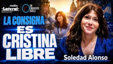 Photo of “Cristina Libre es la consigna”: Soledad Alonso denunció el saqueo financiero del gobierno nacional y llamó a resistir “sin comer sapos”