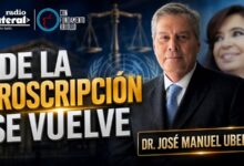 Photo of De la proscripción se vuelve: Ubeira anticipa la definición internacional de la ONU y advierte sobre el colapso judicial
