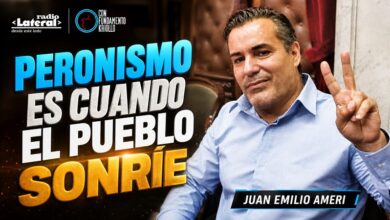 Juan Emilio Ameri: “Peronismo es cuando el pueblo sonríe y a la Patria no se la vende por limosnas”