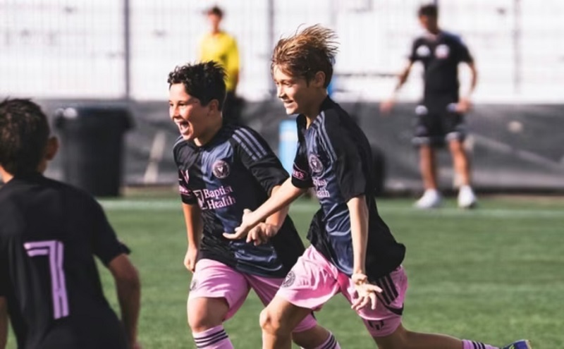 Mateo Messi metió un golazo y la Sub-12 de Inter Miami se coronó campeona