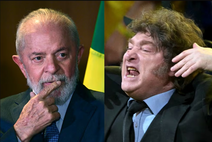 Milei insultó a Lula a un día del balotaje en Brasil