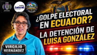 Persecución judicial en Ecuador: Detienen a Luisa González a semanas de los comicios y denuncian un “estado de no derecho”